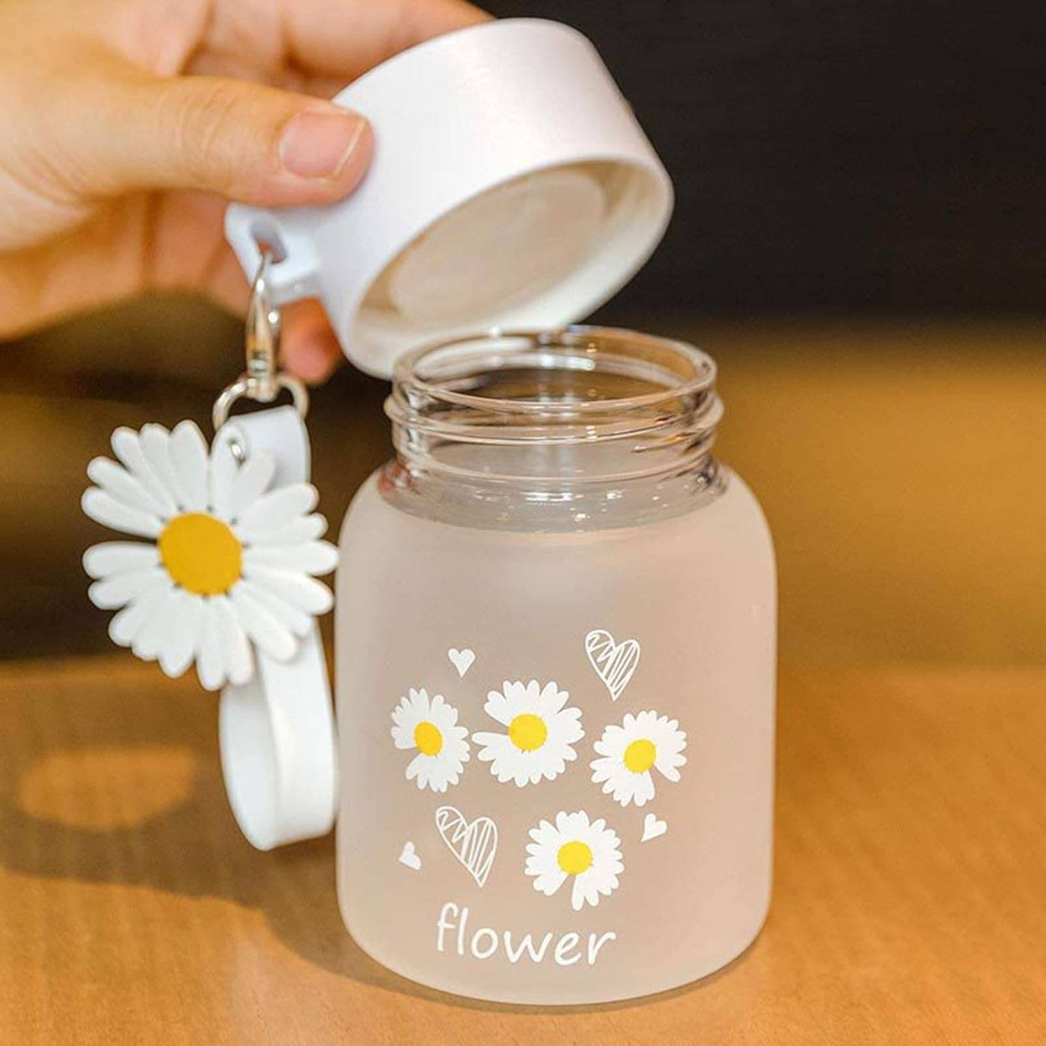     			HAYAGRIVA EXPORT Glass White Tea/Coffee/Sugar Container ( Set of 1 )