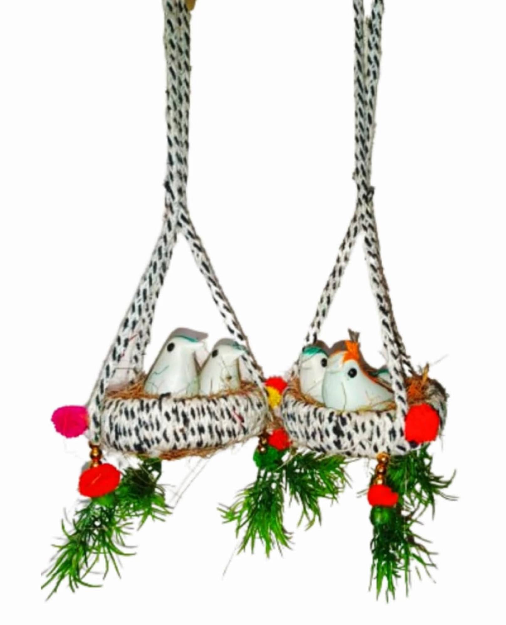     			Hanging Birds nest for car and home decor Decorative