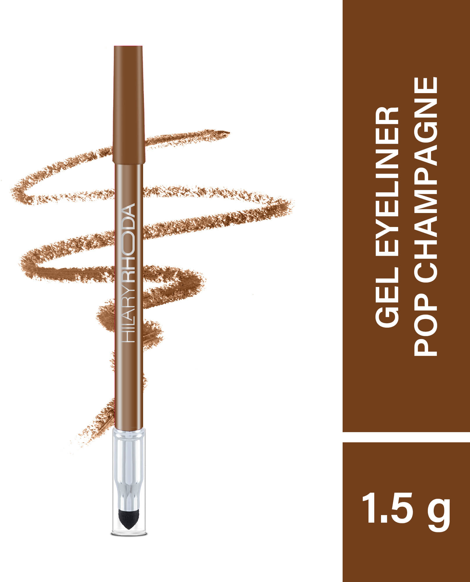 Hilary Rhoda Brown Shimmer Eye Liner Pencil ( Pack of 1 ) - Makeup - Eyes | Buy online on ZillyBuy
