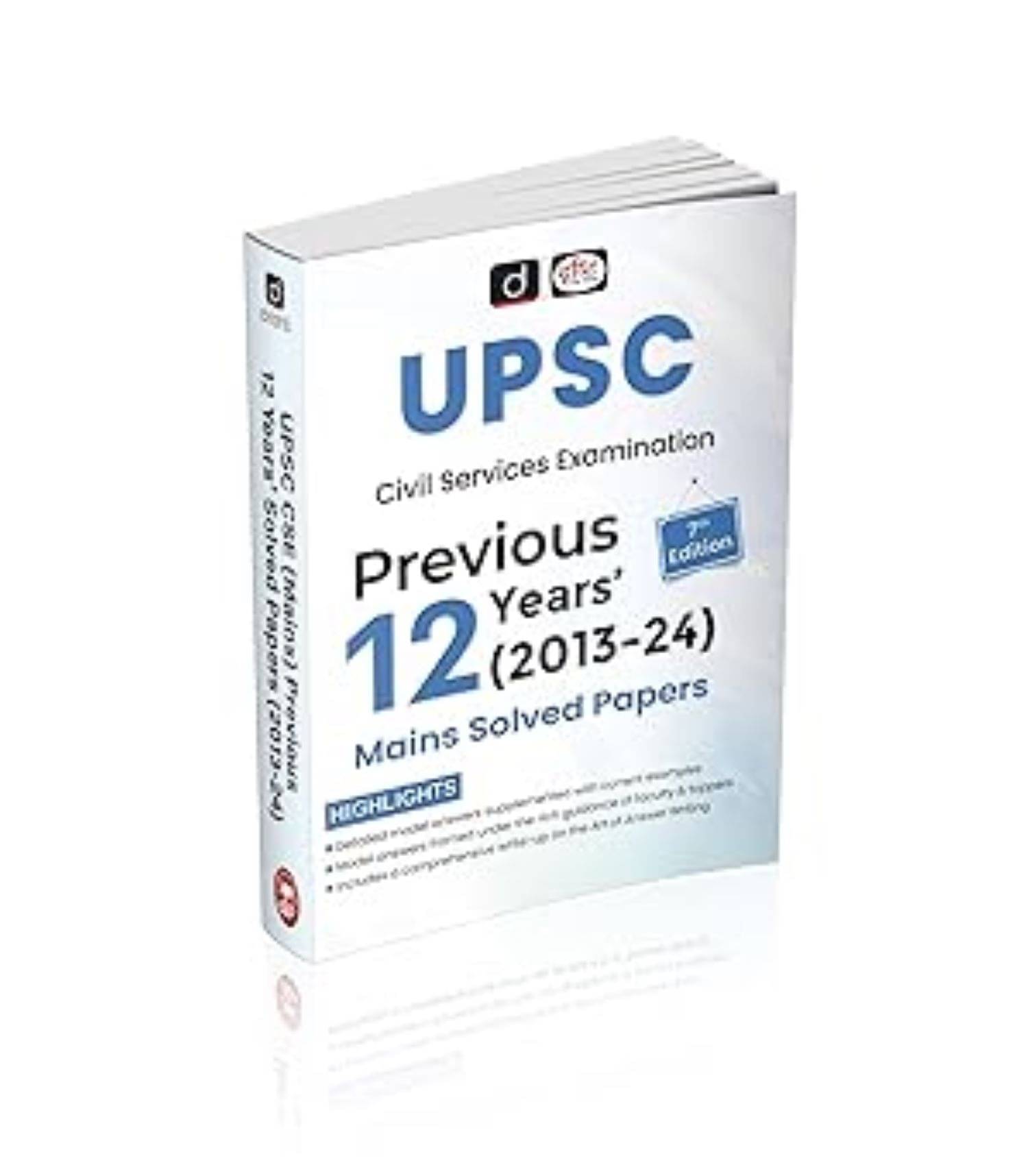     			IAS UPSC Civil Services Examination Previous 12 Years' (2013–2024) Mains Solved Papers, 7th Edition, UPSC Books 2025