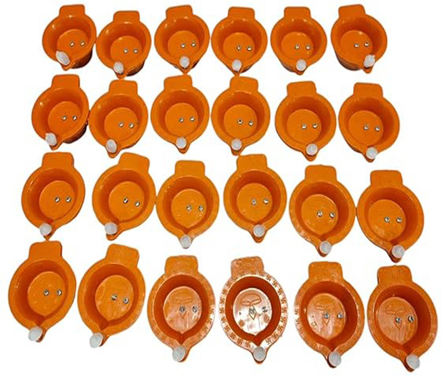     			Kapoor trading Plastic Diwali Diya - Pack of 24