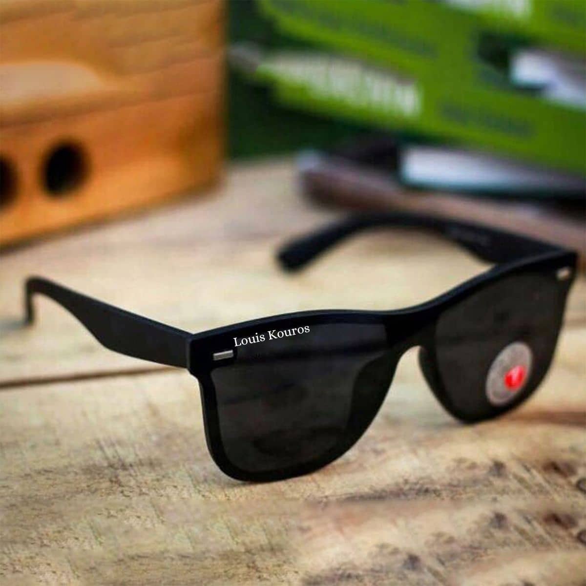 LOUIS KOUROS Black Square Sunglasses ( Pack of 1 ) - Sunglasses | Buy online on ZillyBuy