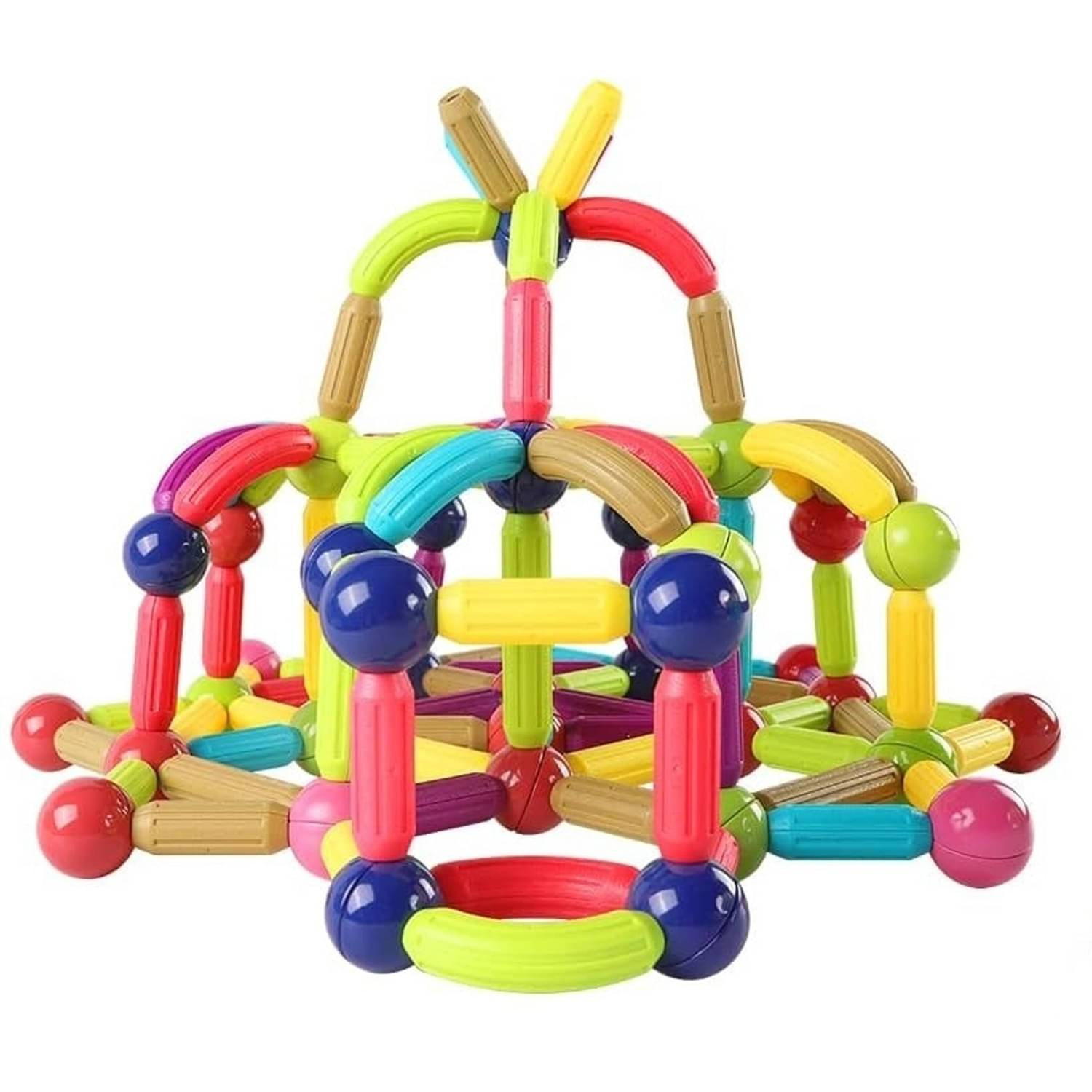 Magnetic Building Sticks and Balls Construction Toy Set for Kids Magnetic Building Sticks and Balls Construction Toy Set for Kids