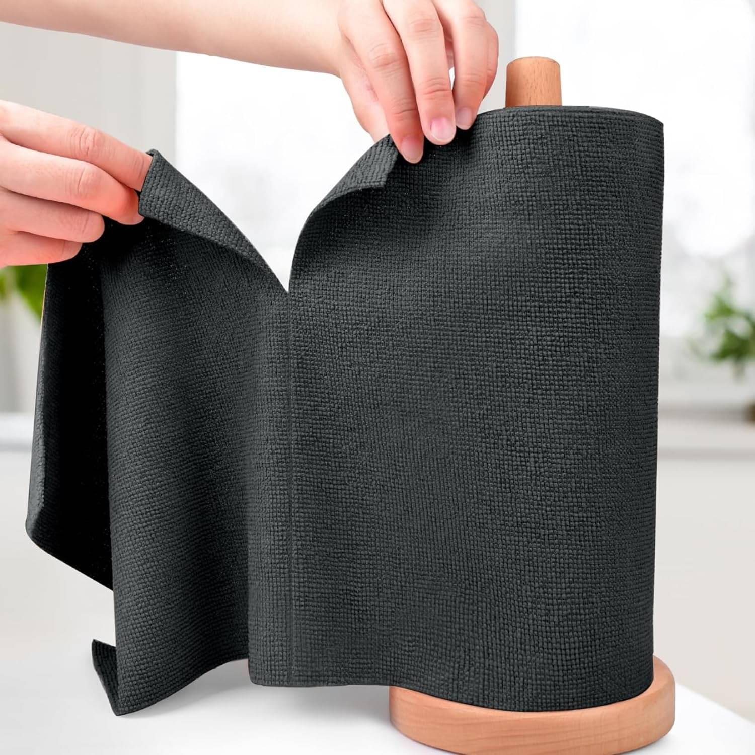     			Microfiber Cleaning Cloth Roll | Kitchen Towel Roll | Cleaning Towels - Reusable and Washable Cloths for Kitchen, Washable and Reusable (20- Pack) 25 x 26 Cms
