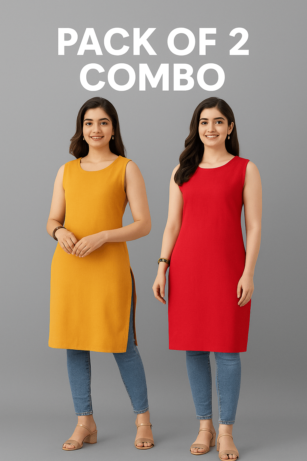     			Miss Nancy Women Crepe Solid A-line Kurti ( Multicolor2 )