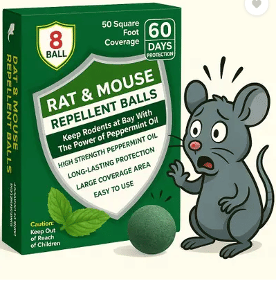     			Mouse Repellent Balls For Car | Home & Office(10 units)  (10 Units)