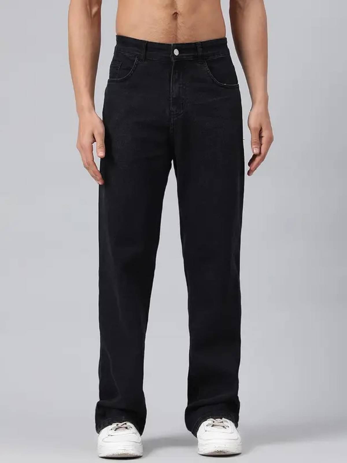    			POKHINDA Basic Men's Jeans - Black ( Pack of 1 )