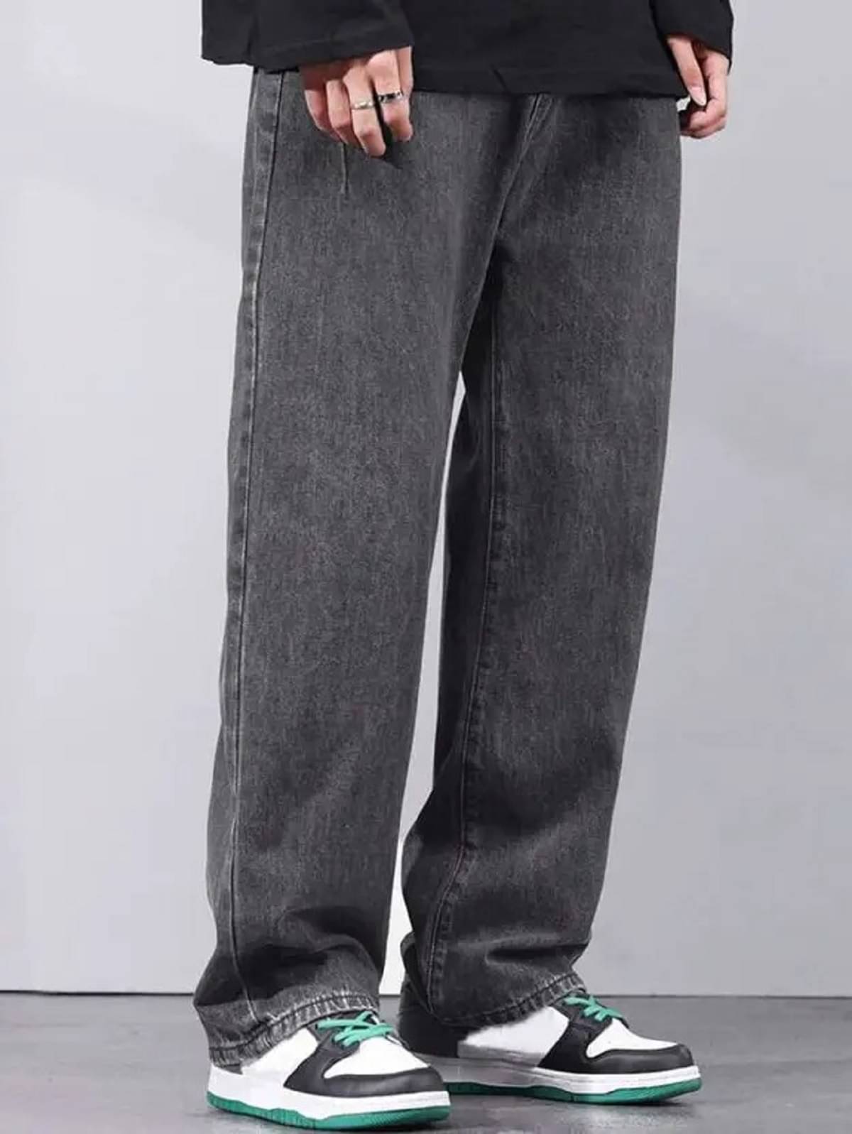     			POKHINDA Basic Men's Jeans - Dark Grey ( Pack of 1 )