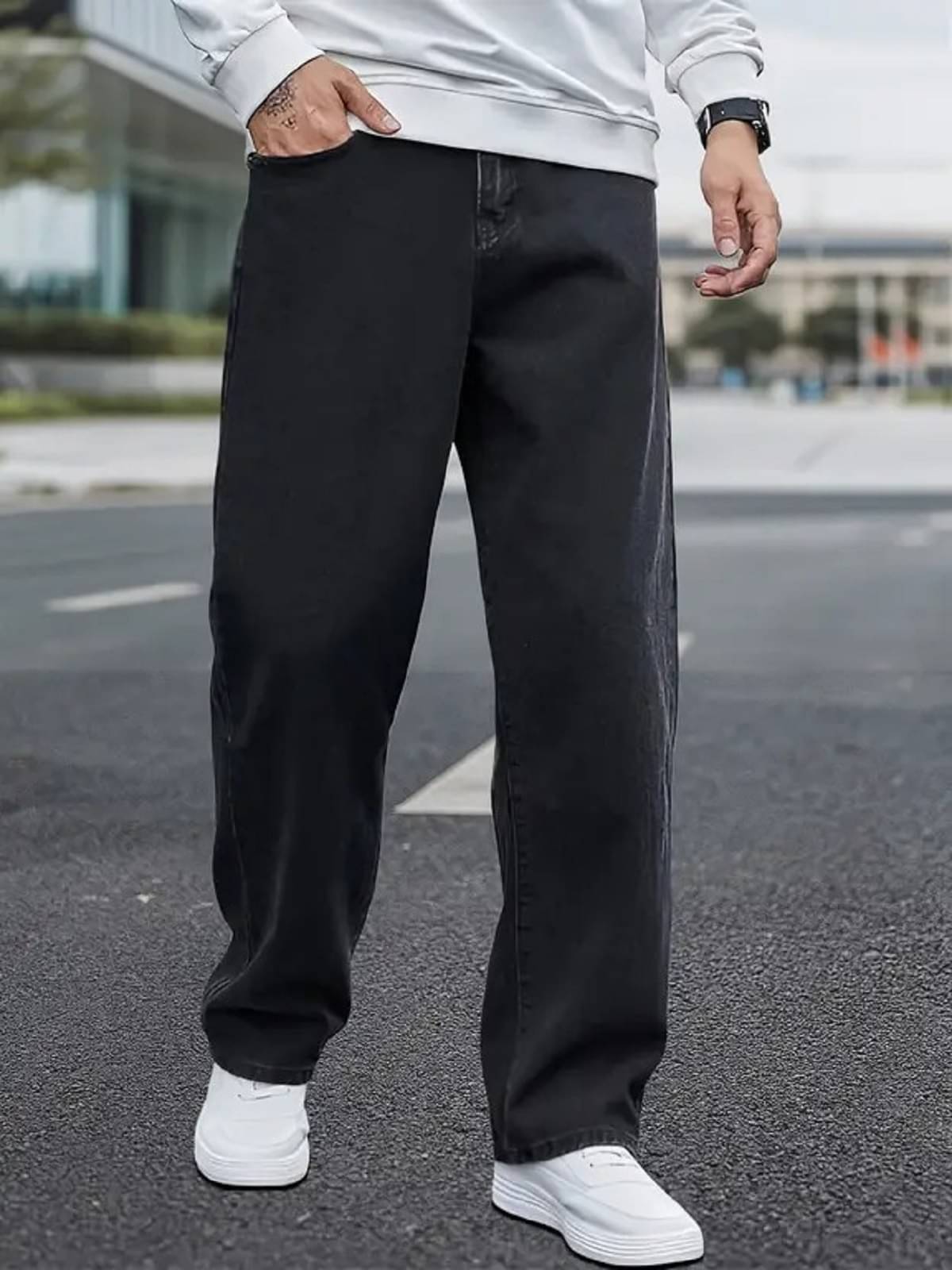     			POKHINDA Bootcut Men's Jeans - Black ( Pack of 1 )