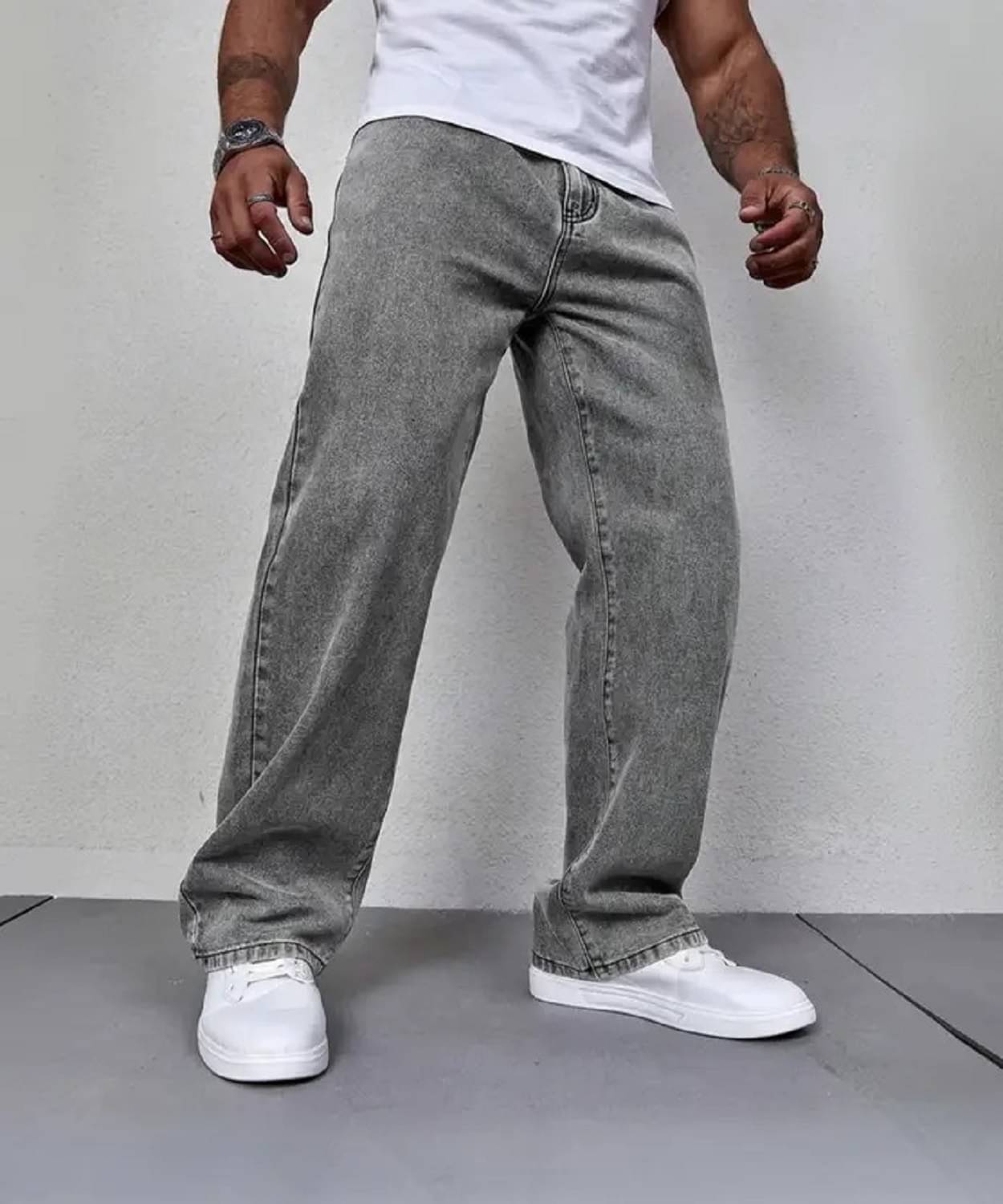     			POKHINDA Bootcut Men's Jeans - Grey ( Pack of 1 )