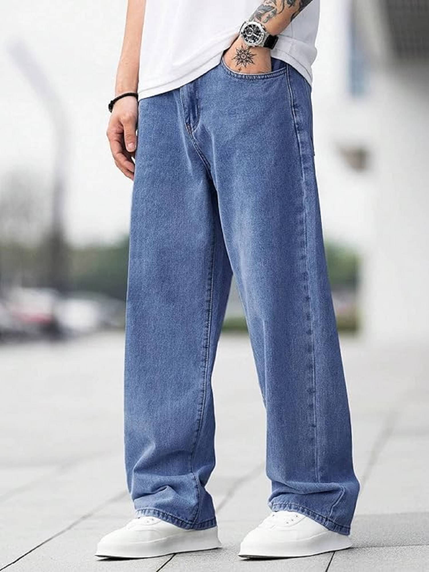     			POKHINDA Flared Men's Jeans - Light Blue ( Pack of 1 )