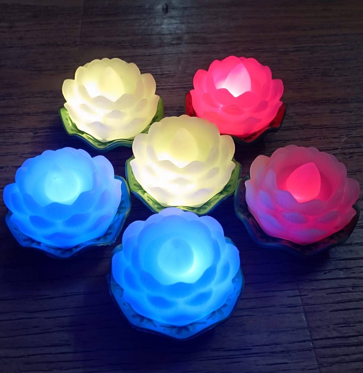     			Qin Pin - LED Candle Battery Opearted Multi ( Pack of 6 )