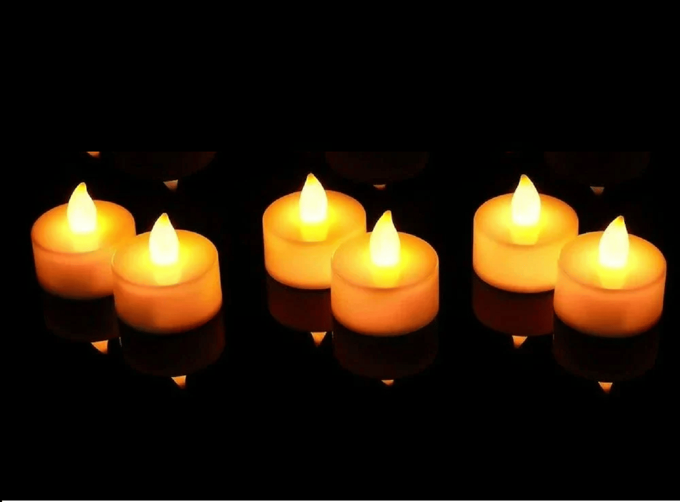    			Qin Pin - LED Candle Battery Opearted White ( Pack of 6 )