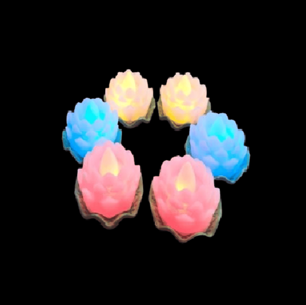     			Qin Pin - LED Candle Battery Opearted Multi ( Pack of 6 )