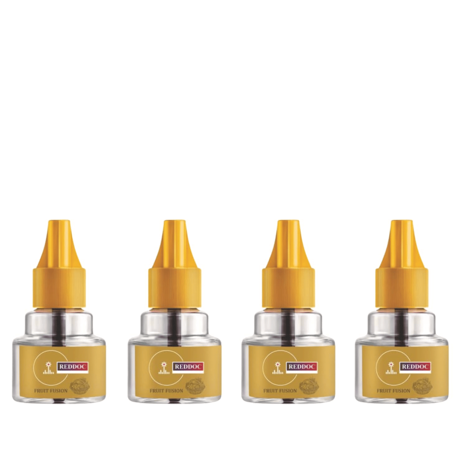     			REDDOC GOLD Herbal Mosquito Repellent Refill (Pack of 4 Refills) – Natural Liquid Protection Against Mosquitoes & Dengue | Safe & Long-Lasting GOLD Mosquito Repellent for Home & Family Use