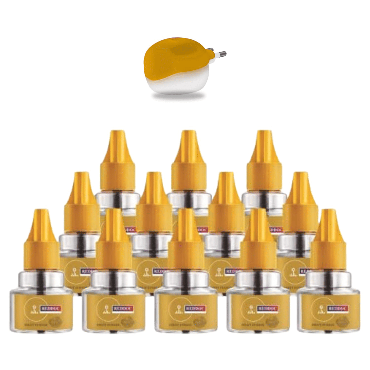     			REDDOC GOLD Herbal Mosquito Repellent Refill –Natural Protection Against Dengue & Mosquitoes | Mosquito Repellent GOLD (PACK OF 10) Refill + Machine