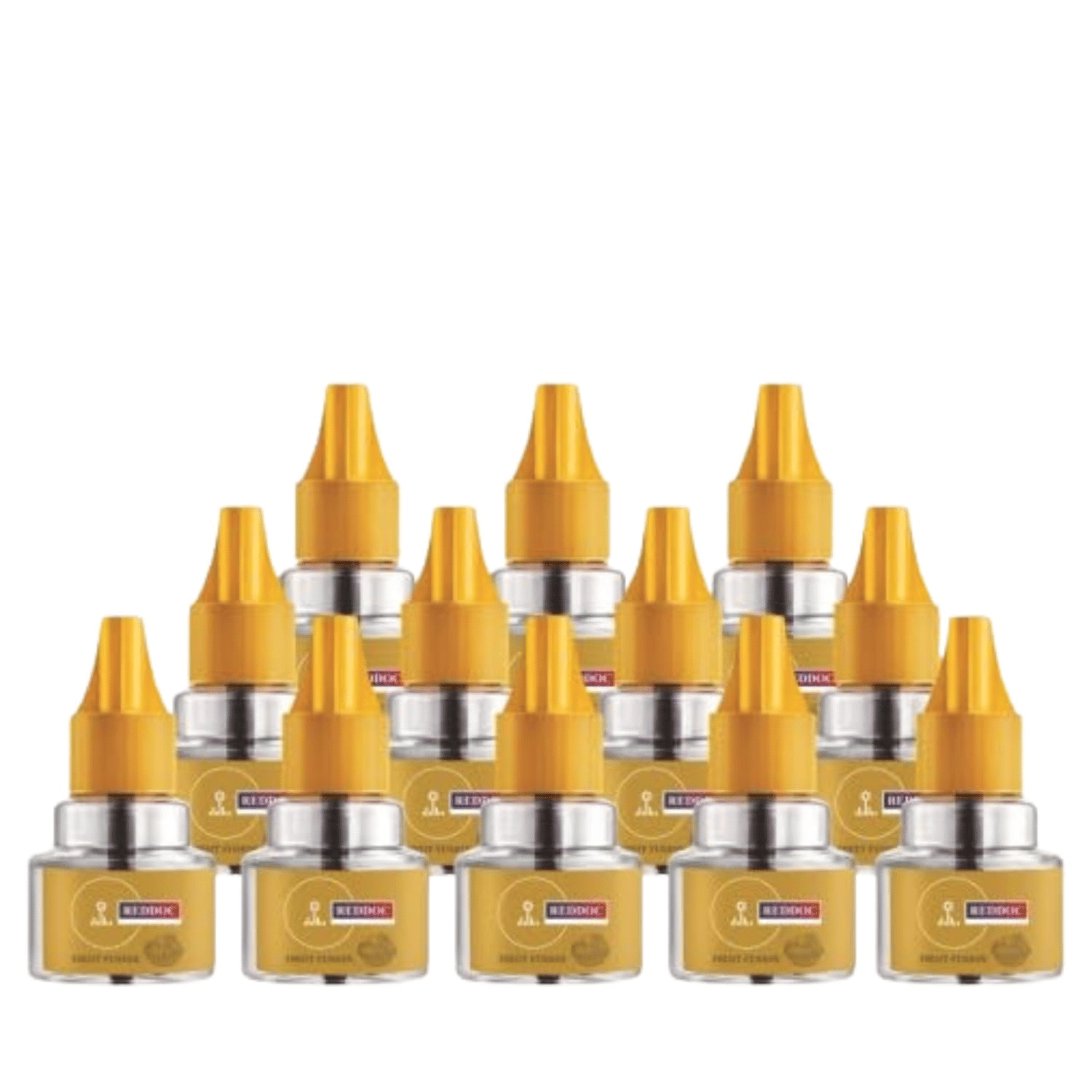     			REDDOC GOLD Herbal Mosquito Repellent Refill Pack of 10 | Natural Liquid Protection Against Dengue and Mosquitoes | Safe Long Lasting Herbal Solution for Home and Family | Compatible with Electric Vaporizer