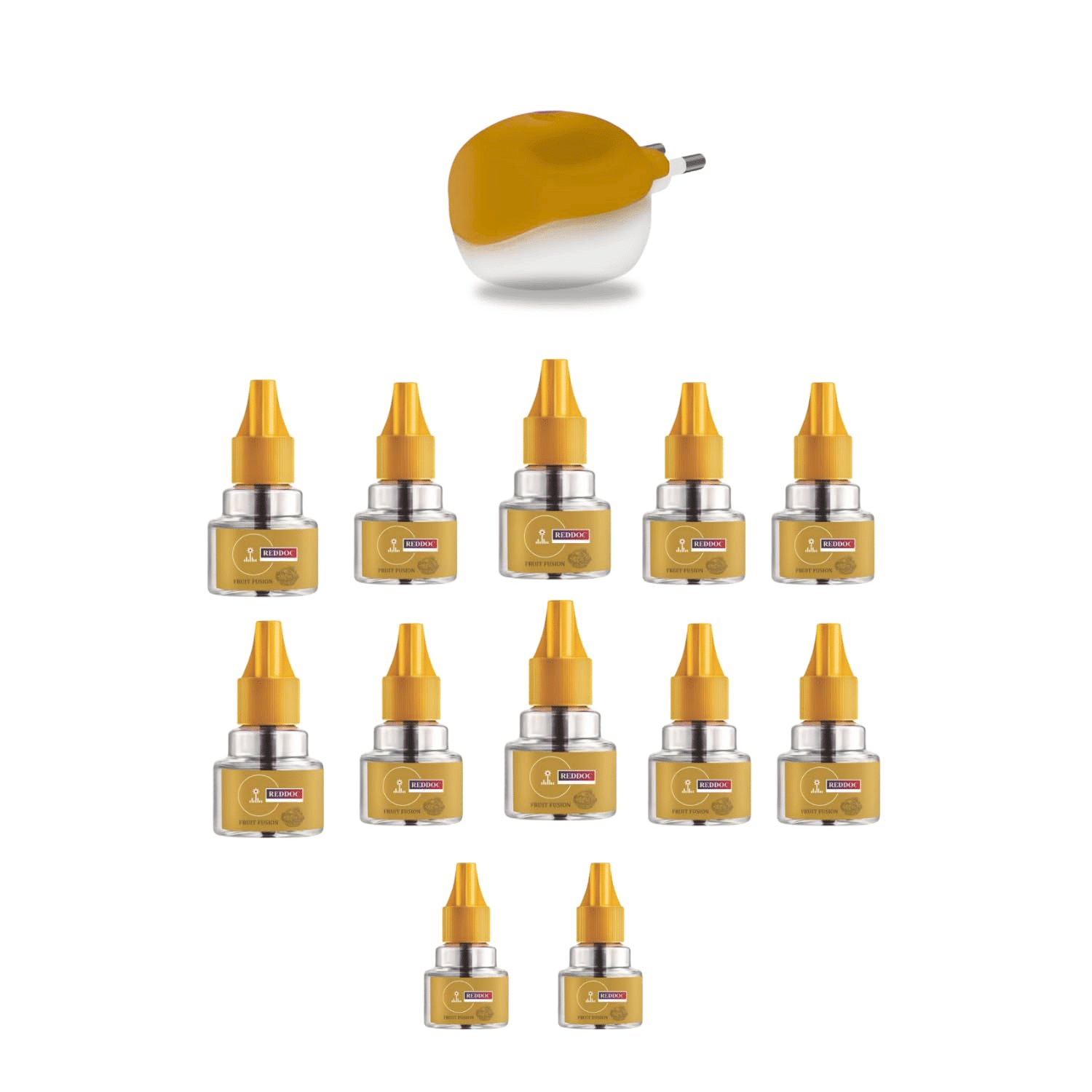     			REDDOC GOLD Herbal Mosquito Repellent Refill + Machine (Pack of 15 Refills) – Natural Liquid Protection Against Mosquitoes & Dengue | Safe, Long-Lasting GOLD Mosquito Repellent for Home & Family Use
