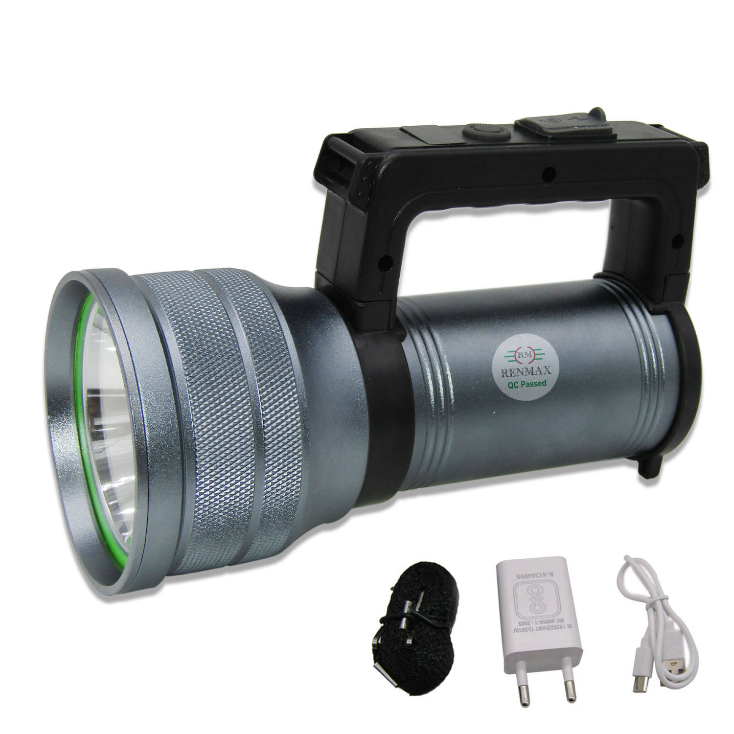 RENMAX - Above 50W Rechargeable Flashlight Torch ( Pack of 1 ) RENMAX - Above 50W Rechargeable Flashlight Torch ( Pack of 1 )