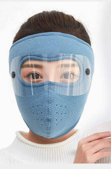     			SCODELLA Unisex Face Mask Windproof Full Face Mask Anti Fog Removable Eye Protection Screen Summer Keep Warm Cycling