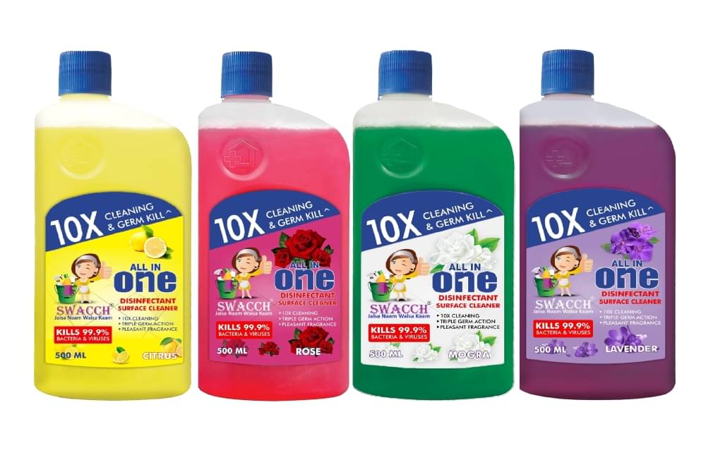     			SWACCH Floor Cleaner Lemon , Rose , Mogra & Lavender 2 L
