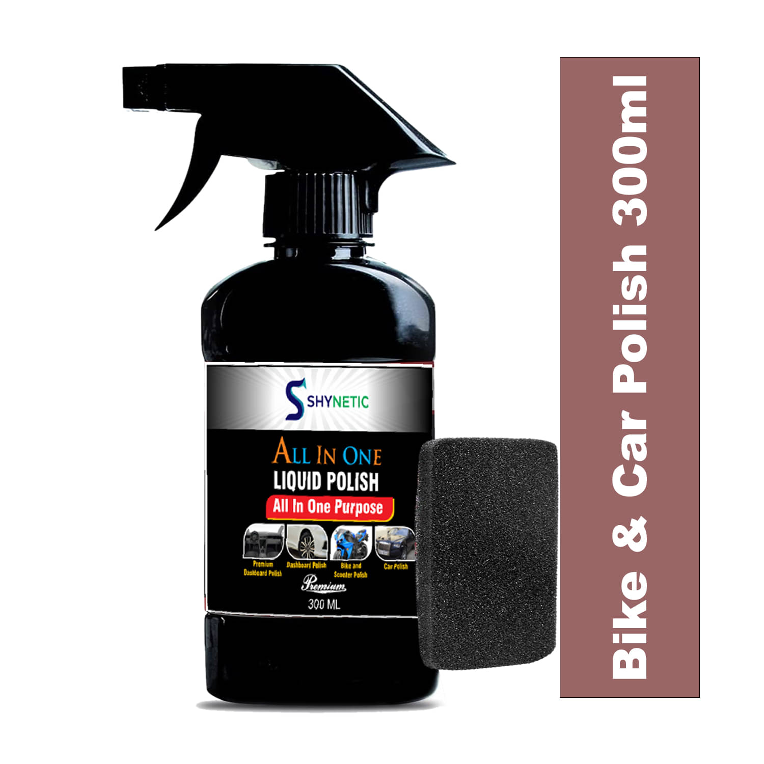     			Shynetic - Clear Coat Shine Polish For All Cars & Motorbikes ( Pack of 1 )