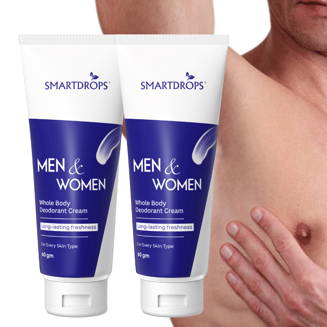 Smartdrops Unisex Body Cream – Deodorant Base Deodorant Cream for Unisex 60 gm ( Pack of 2 ) Smartdrops Unisex Body Cream – Deodorant Base Deodorant Cream for Unisex 60 gm ( Pack of 2 )