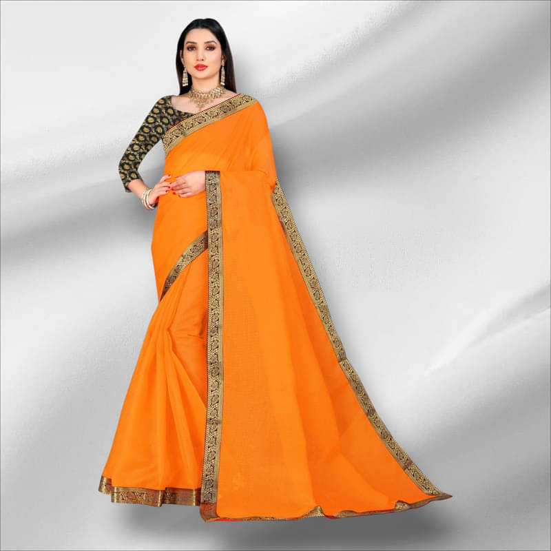 Surat Bazaar Polyester Self Design Kota Doria Saree With Unstitched Blouse Piece ( Yellow )     			Surat Bazaar Polyester Self Design Kota Doria Saree With Unstitched Blouse Piece ( Yellow )