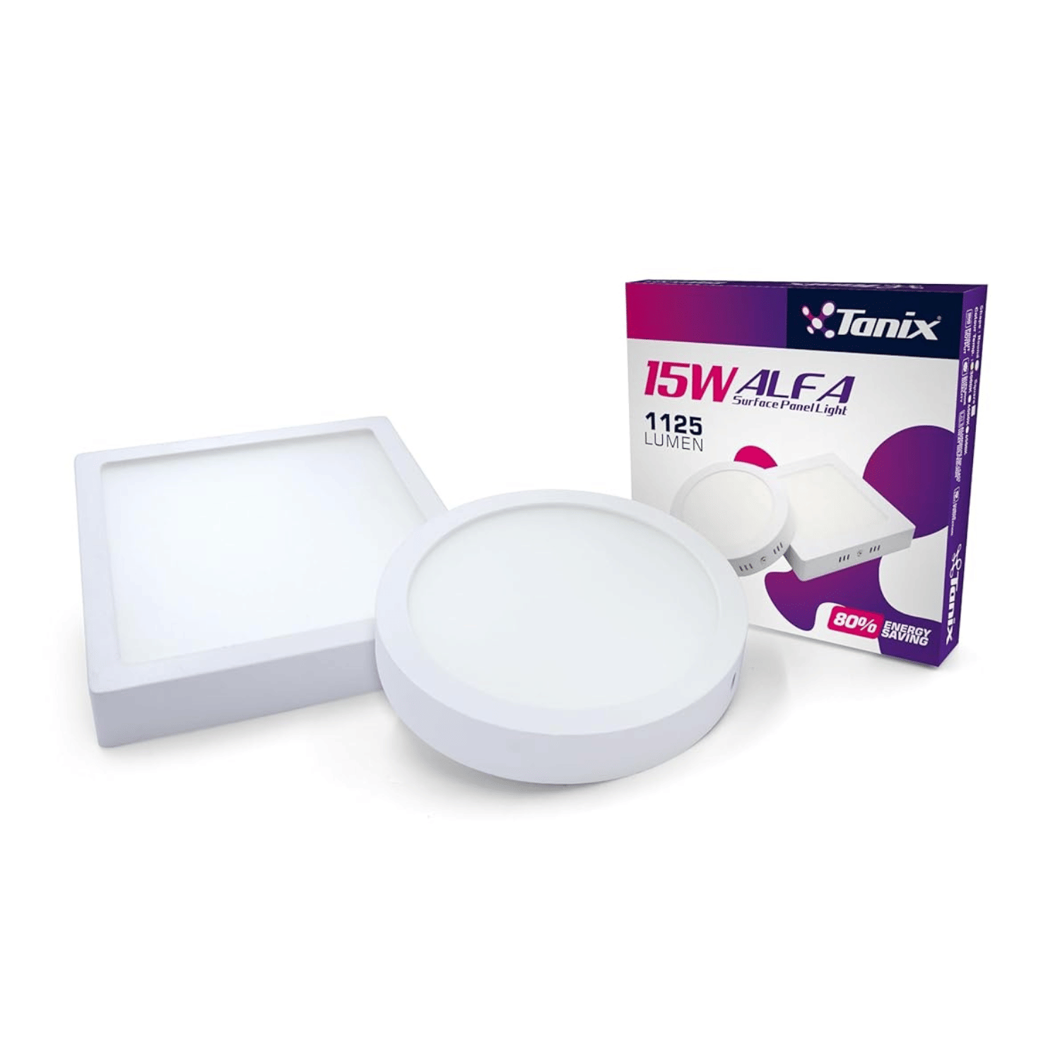 Tanix Aluminium White Ceiling Lights - Pack of 1 Tanix Aluminium White Ceiling Lights - Pack of 1