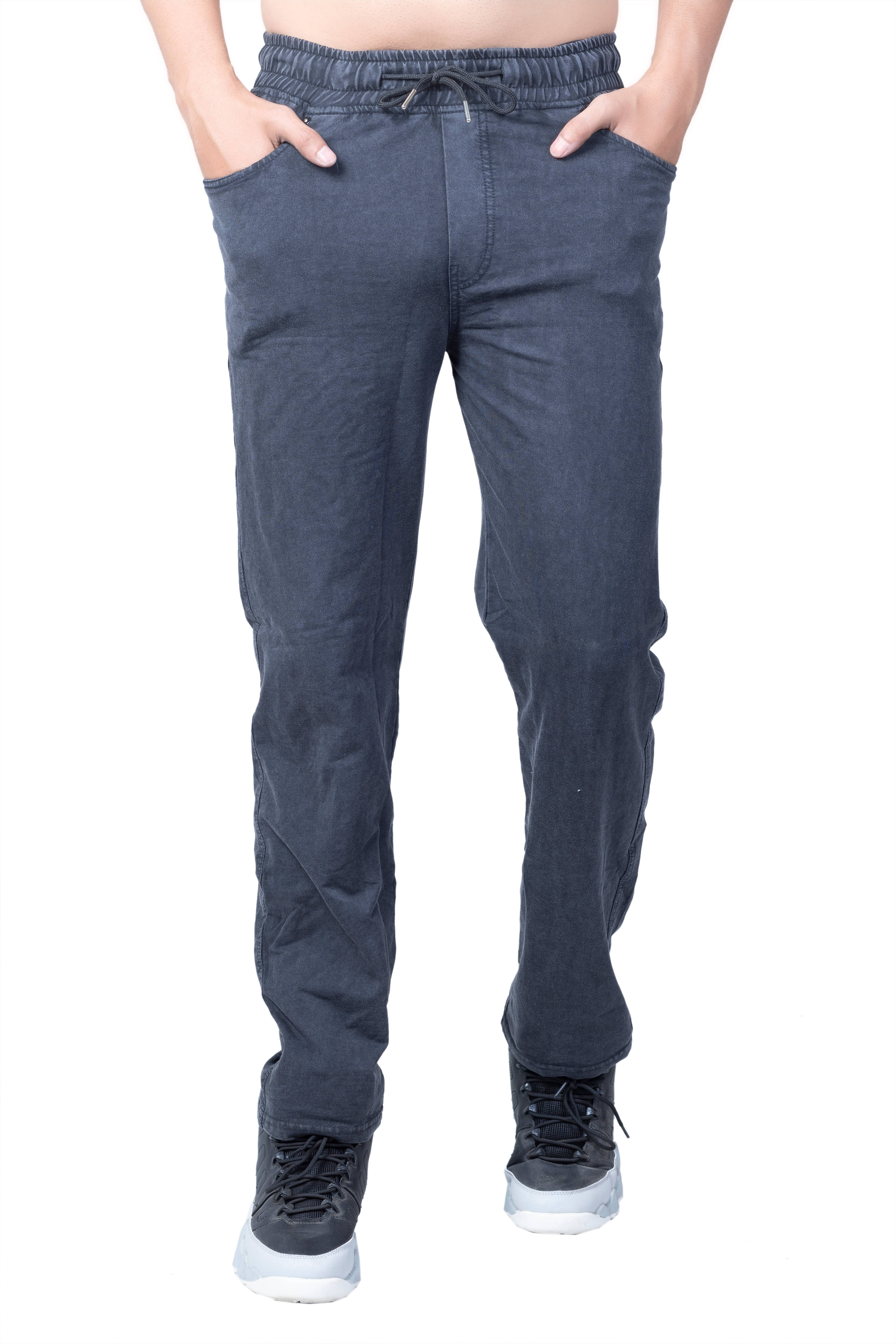     			Trend Zoid Navy Cotton Blend Men's Trackpants ( Pack of 1 )