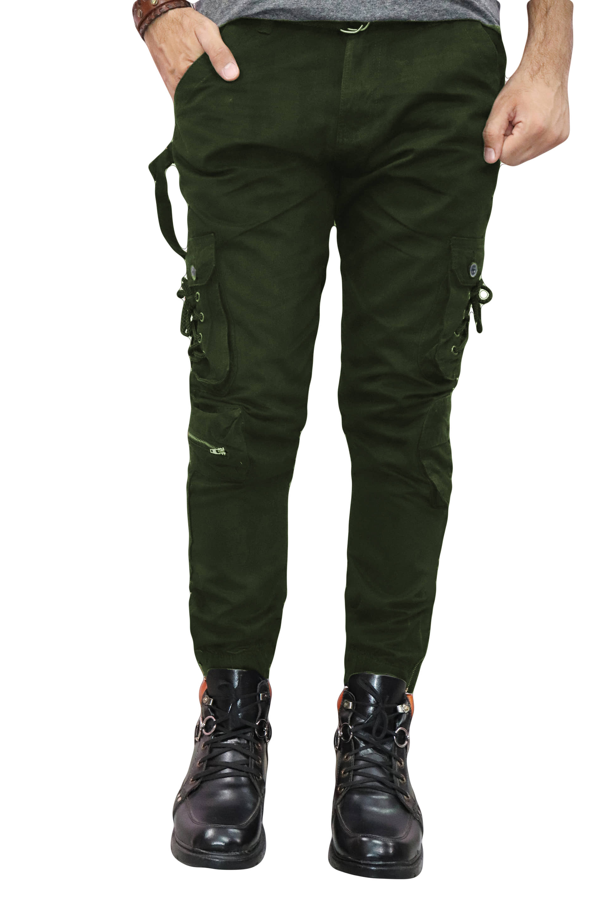 Urban Legends Regular Men's Cargos - Dark Green ( Pack of 1 ) - Trousers | Buy online on ZillyBuy