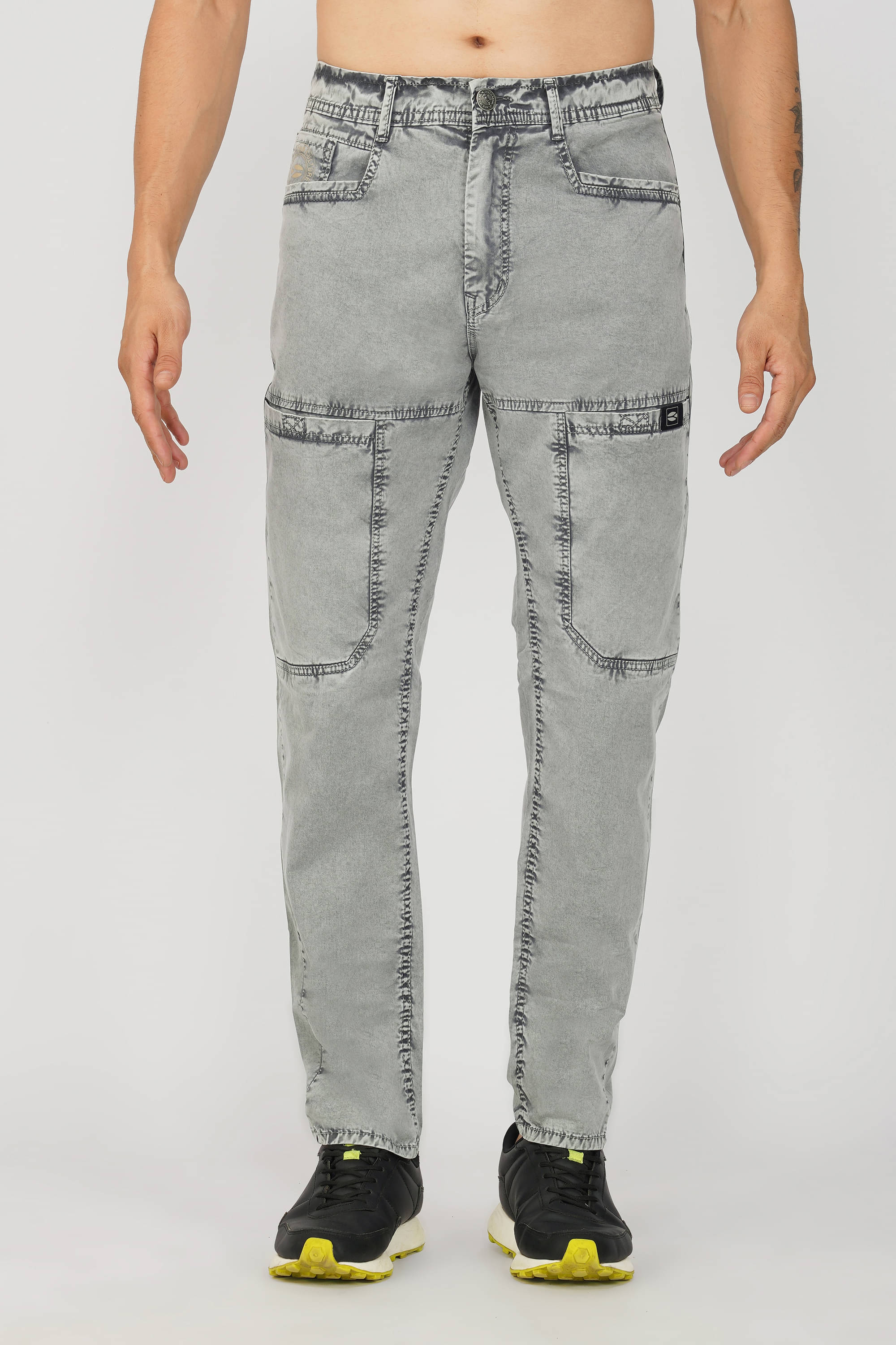     			Urban Legends Regular Men's Cargos - Grey ( Pack of 1 )