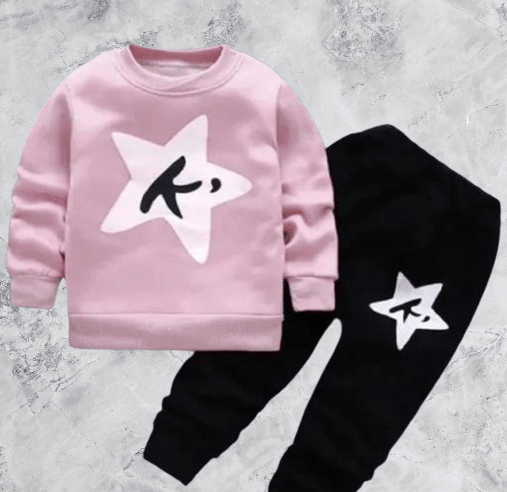     			WARSI BROTHER''S Pack of 1 Unisex Cotton Blend Sweatshirt & Trackpant Set ( Pink )