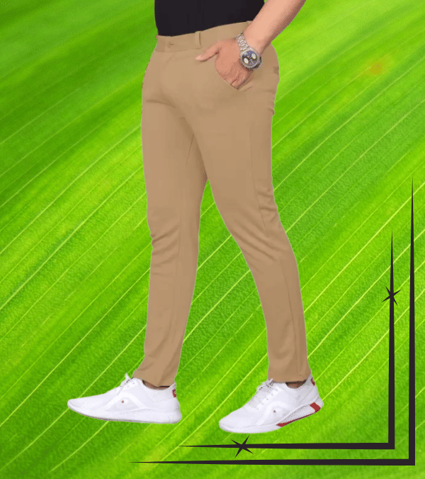     			Woozie Regular Men's Formal Trouser - Khaki ( Pack of 1 )