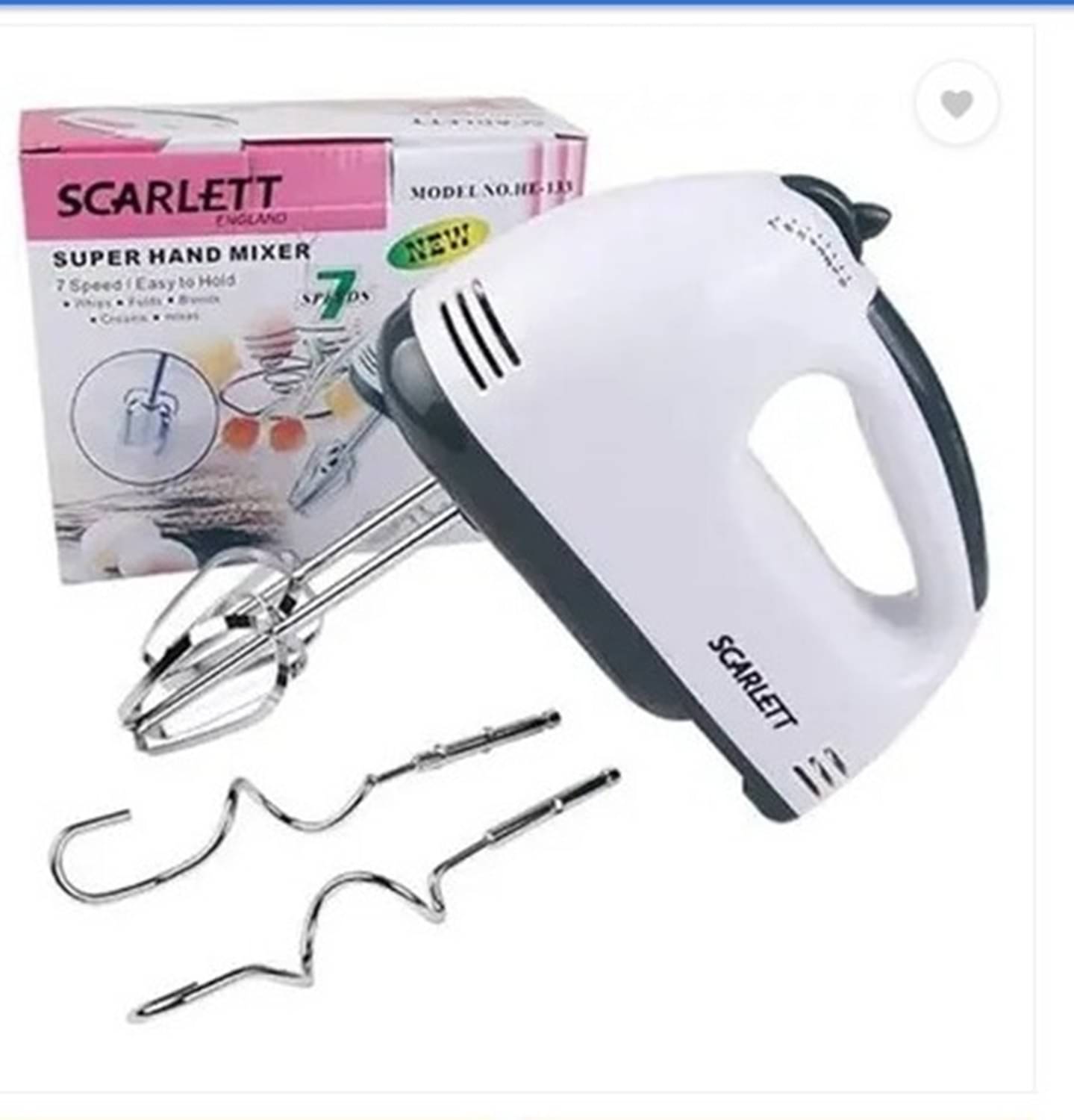 funloof White Scarlett Blender 200 Hand Blender Without Chopper funloof White Scarlett Blender 200 Hand Blender Without Chopper