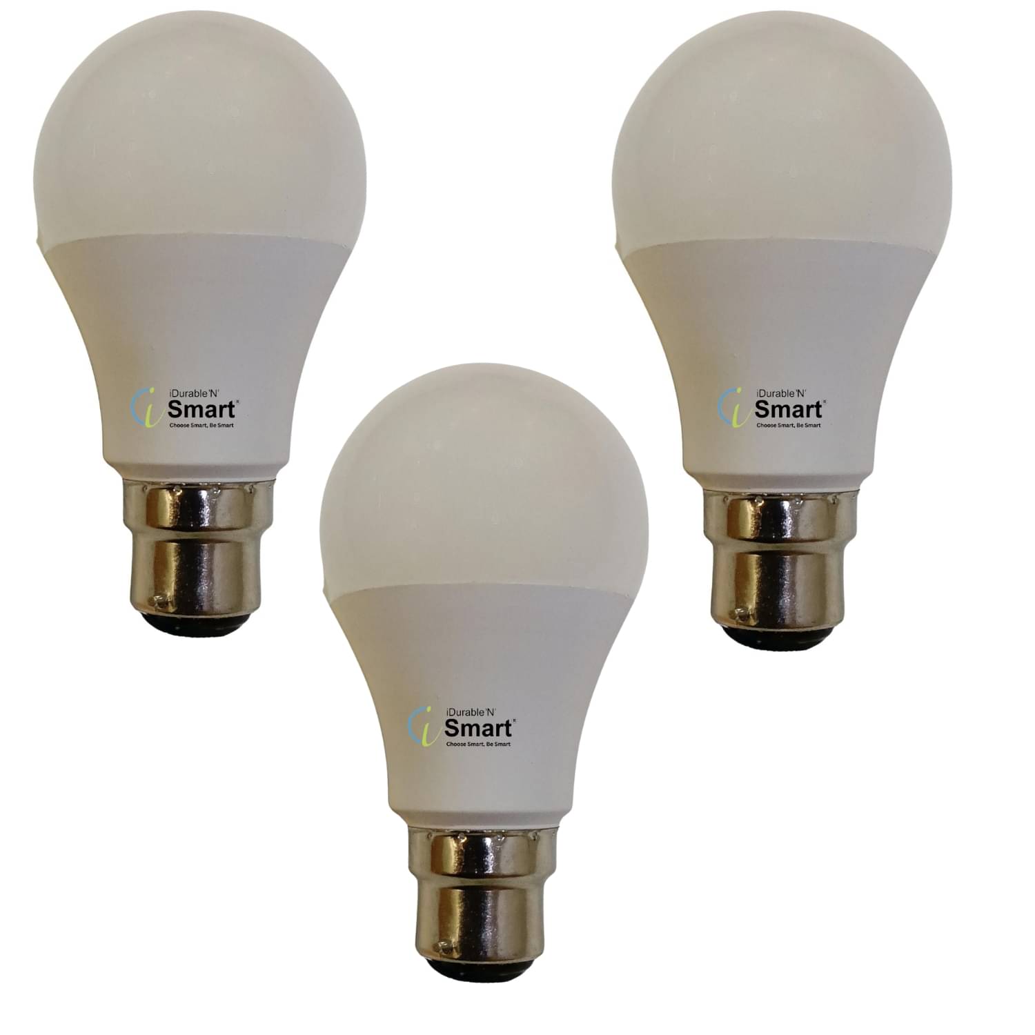     			iDurable 'N' Smart 9W Natural White LED Bulb ( Pack of 3 )