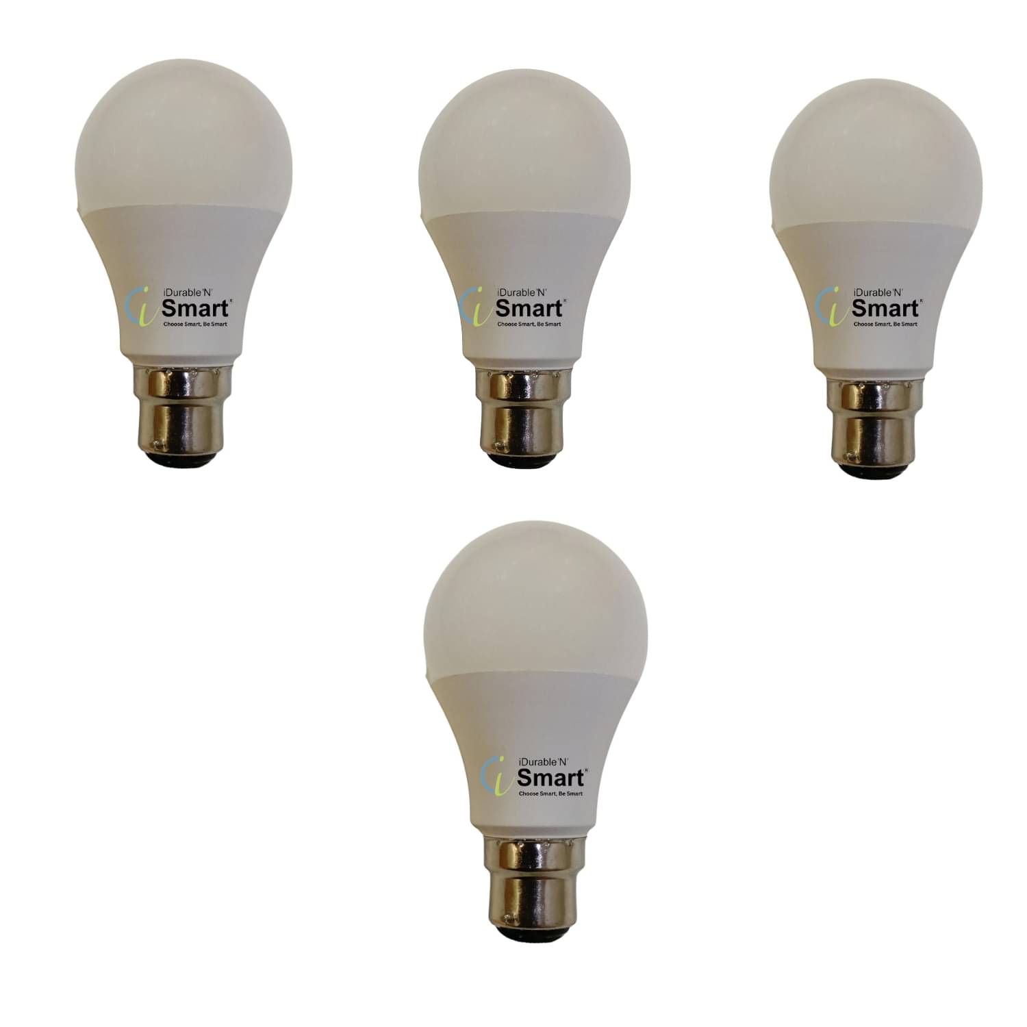     			iDurable 'N' Smart 9W Natural White LED Bulb ( Pack of 4 )