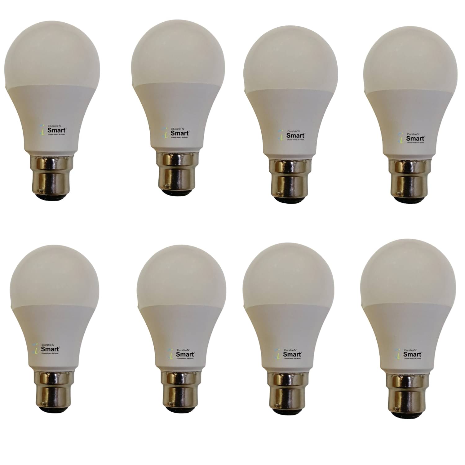     			iDurable 'N' Smart 9W Natural White LED Bulb ( Pack of 8 )