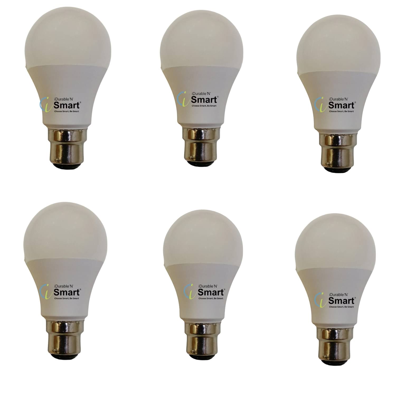     			iDurable 'N' Smart 9W Natural White LED Bulb ( Pack of 6 )