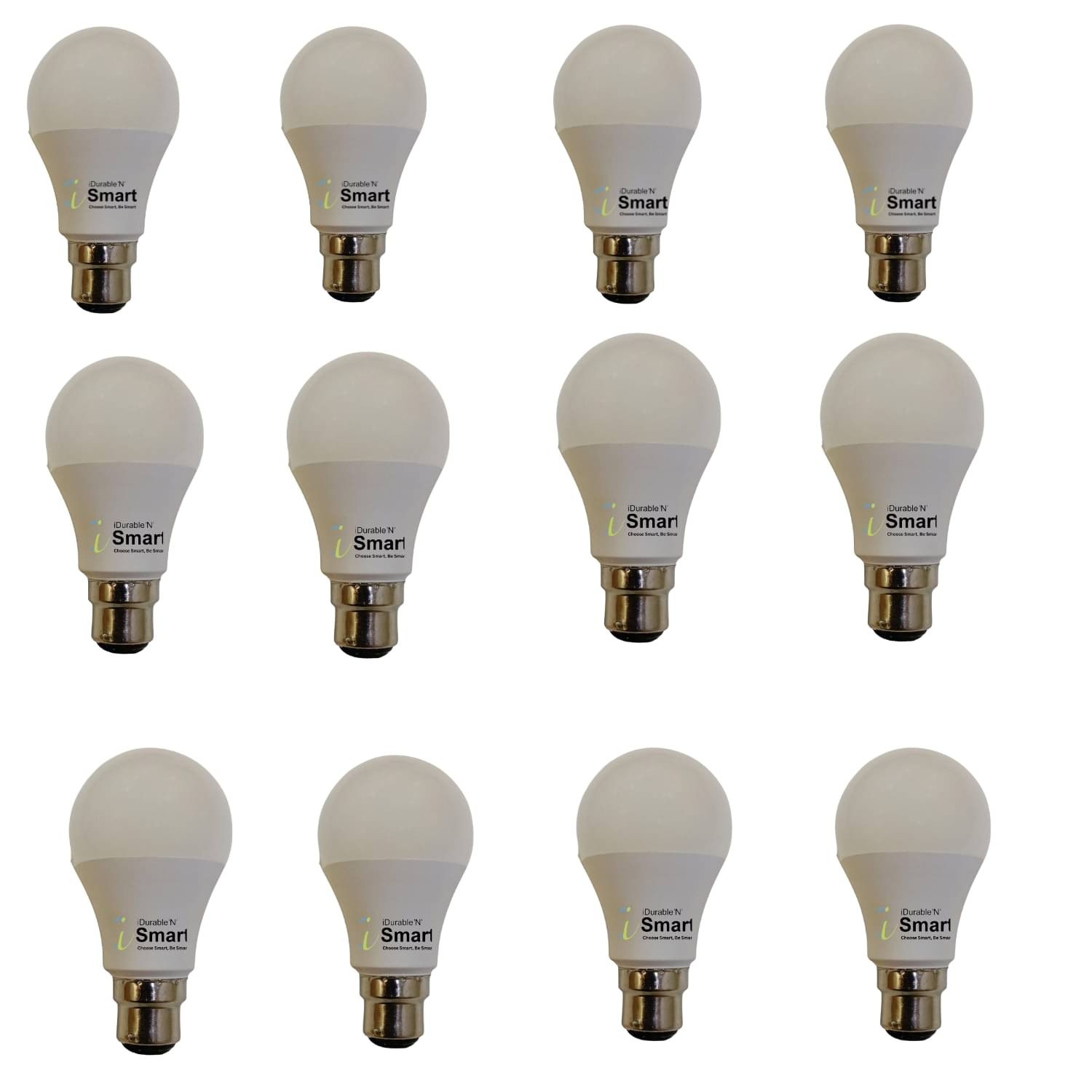     			iDurable 'N' Smart 9W Natural White LED Bulb ( Pack of 12 )