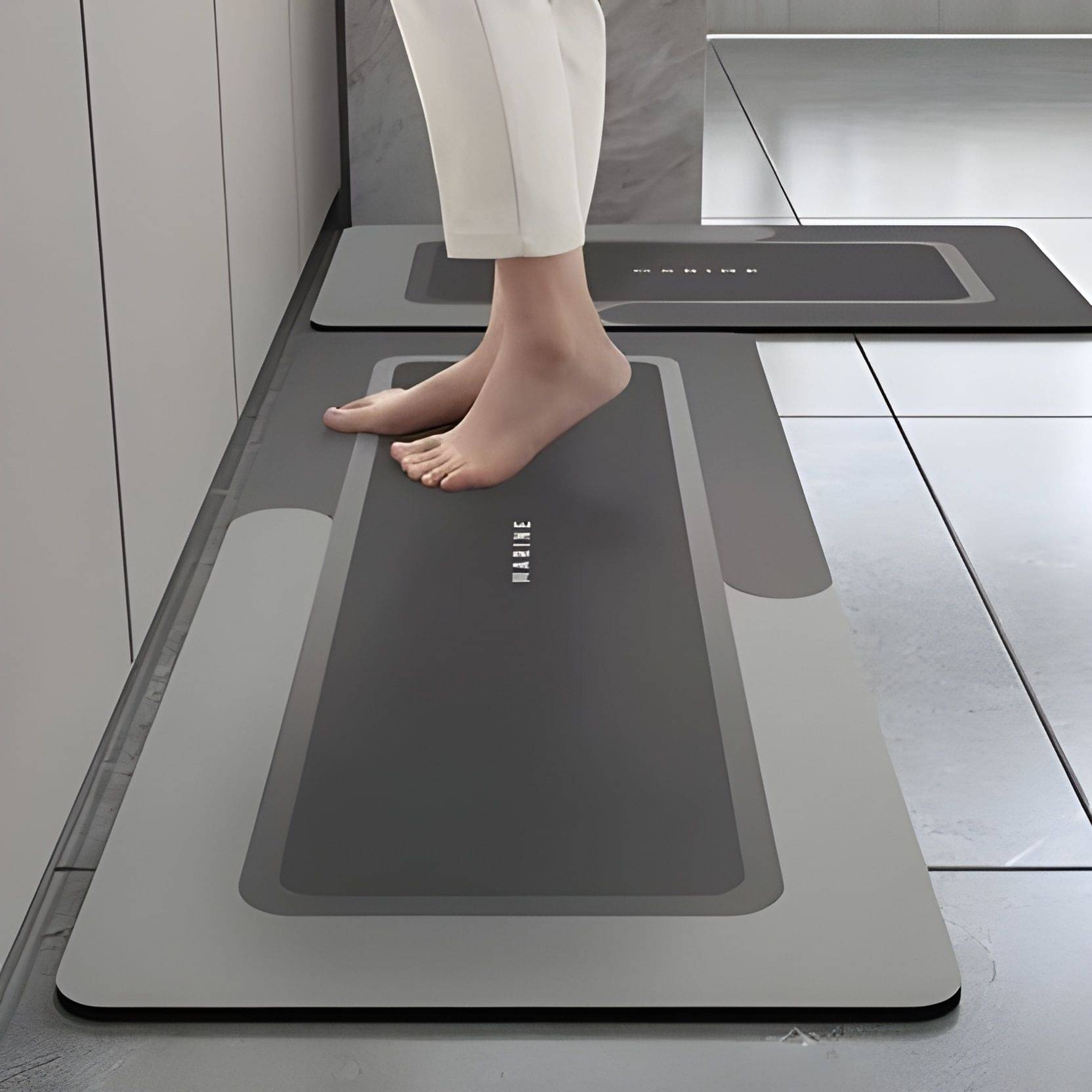 mahek accessories Anti-skid Rubber Bath Mat 40x60 cm ( Pack of 2 ) - Multi     			mahek accessories Anti-skid Rubber Bath Mat 40x60 cm ( Pack of 2 ) - Multi