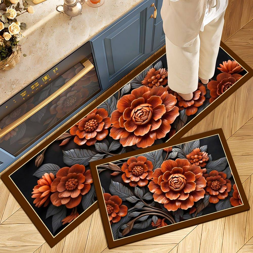 mahek accessories Anti-skid Rubber Bath Mat 40x60 cm ( Pack of 2 ) - Multi     			mahek accessories Anti-skid Rubber Bath Mat 40x60 cm ( Pack of 2 ) - Multi