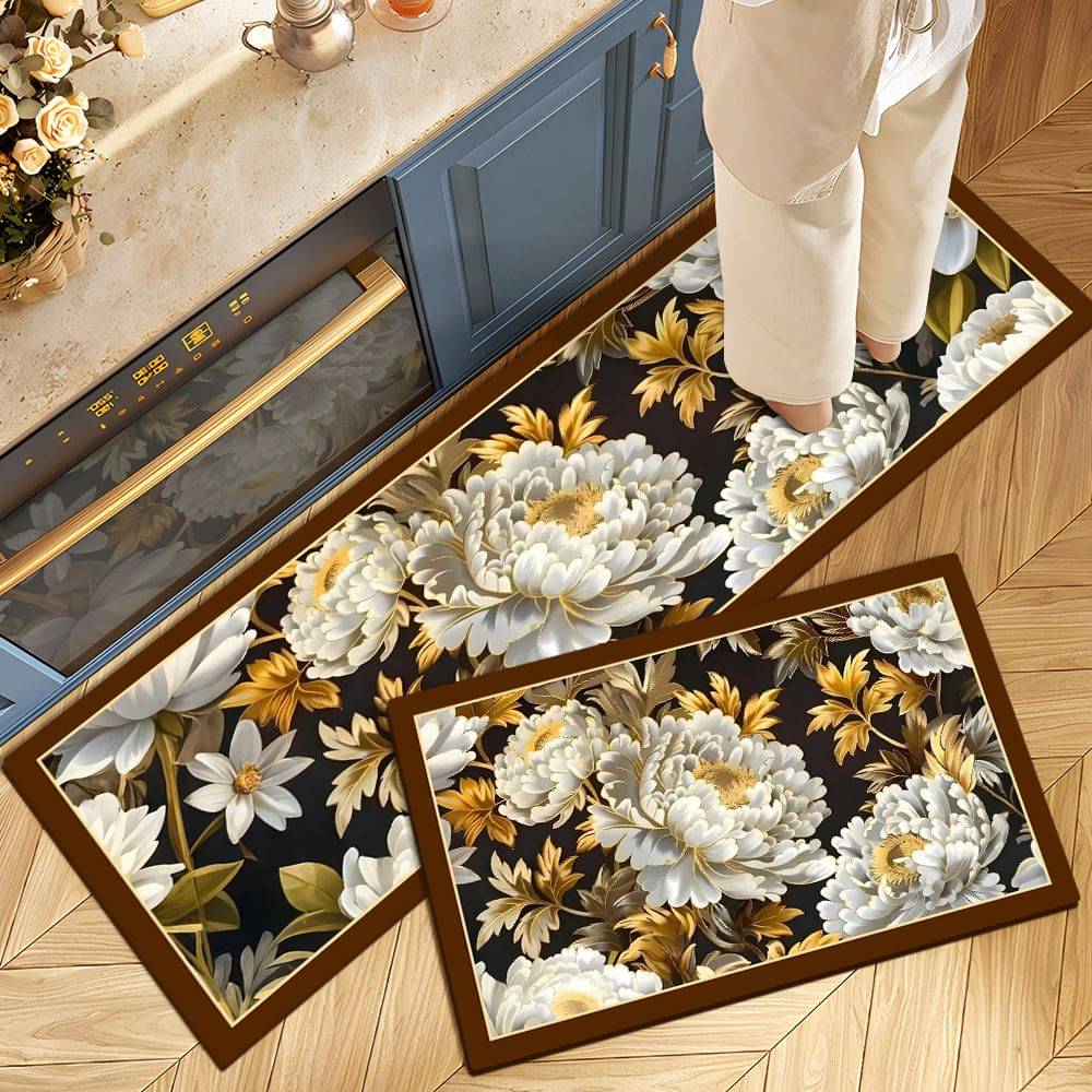     			mahek accessories Set of 2 Anti-skid Rubber Door Mat ( 40 X 60 cm ) Assorted