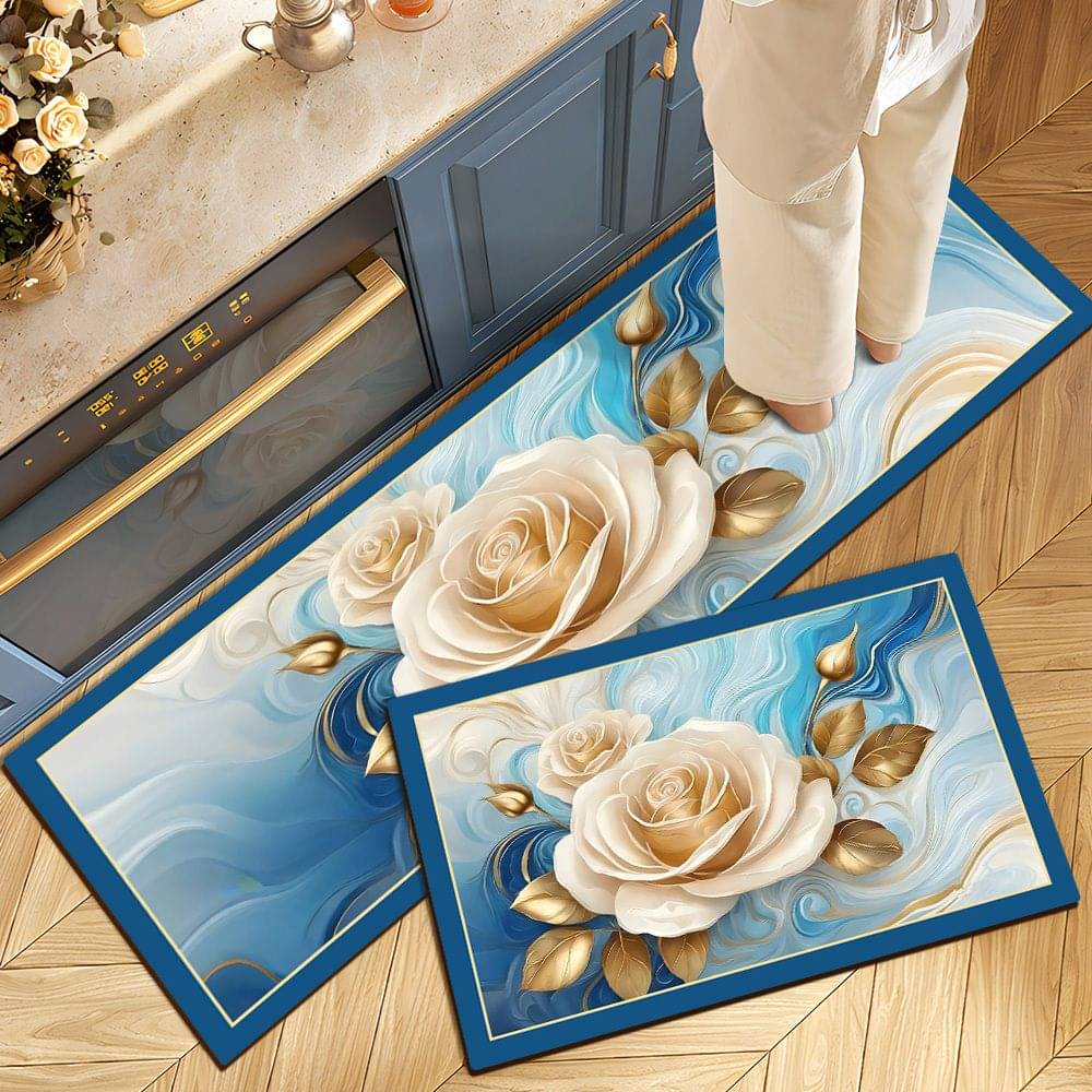     			mahek accessories Set of 2 Anti-skid Rubber Door Mat ( 40 X 60 cm ) Assorted