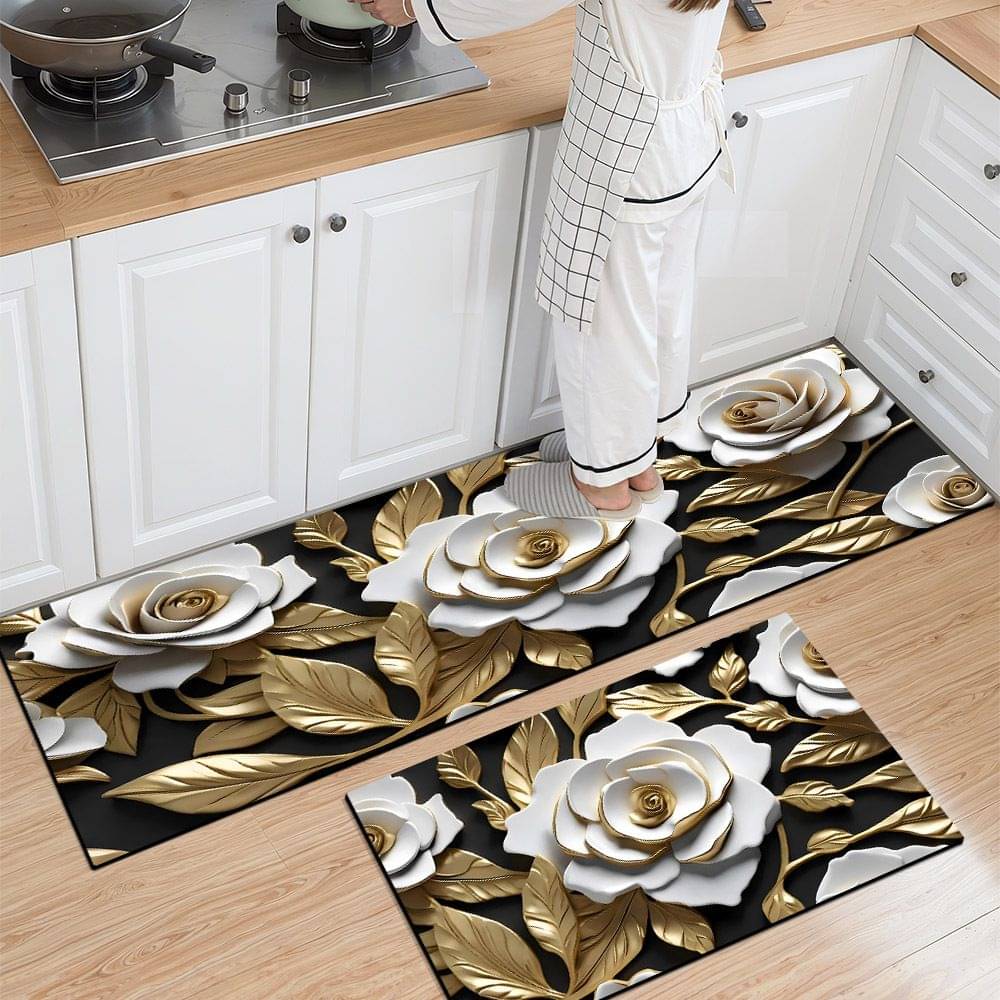     			mahek accessories Set of 2 Anti-skid Rubber Door Mat ( 40 X 60 cm ) Assorted