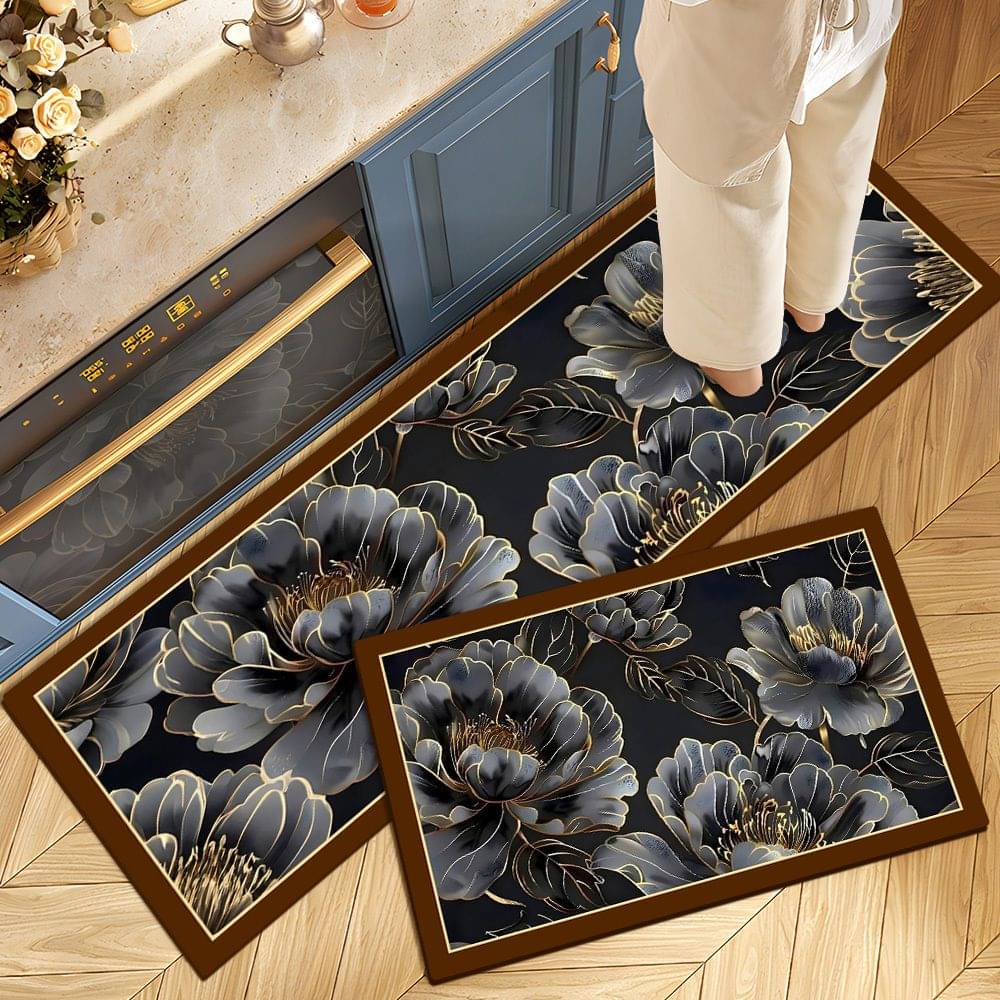     			mahek accessories Set of 2 Anti-skid Rubber Door Mat ( 40 X 60 cm ) Assorted