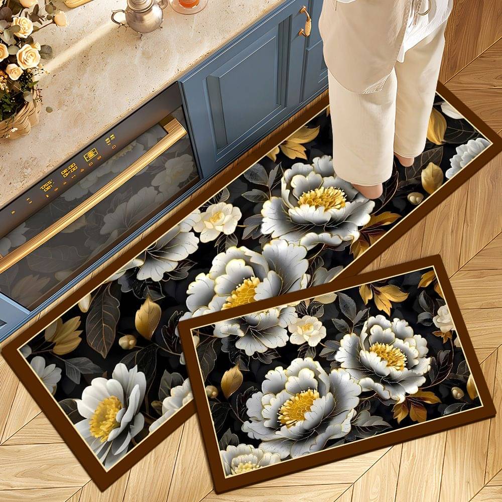 mahek accessories Set of 2 Anti-skid Rubber Door Mat ( 40 X 60 cm ) Assorted mahek accessories Set of 2 Anti-skid Rubber Door Mat ( 40 X 60 cm ) Assorted