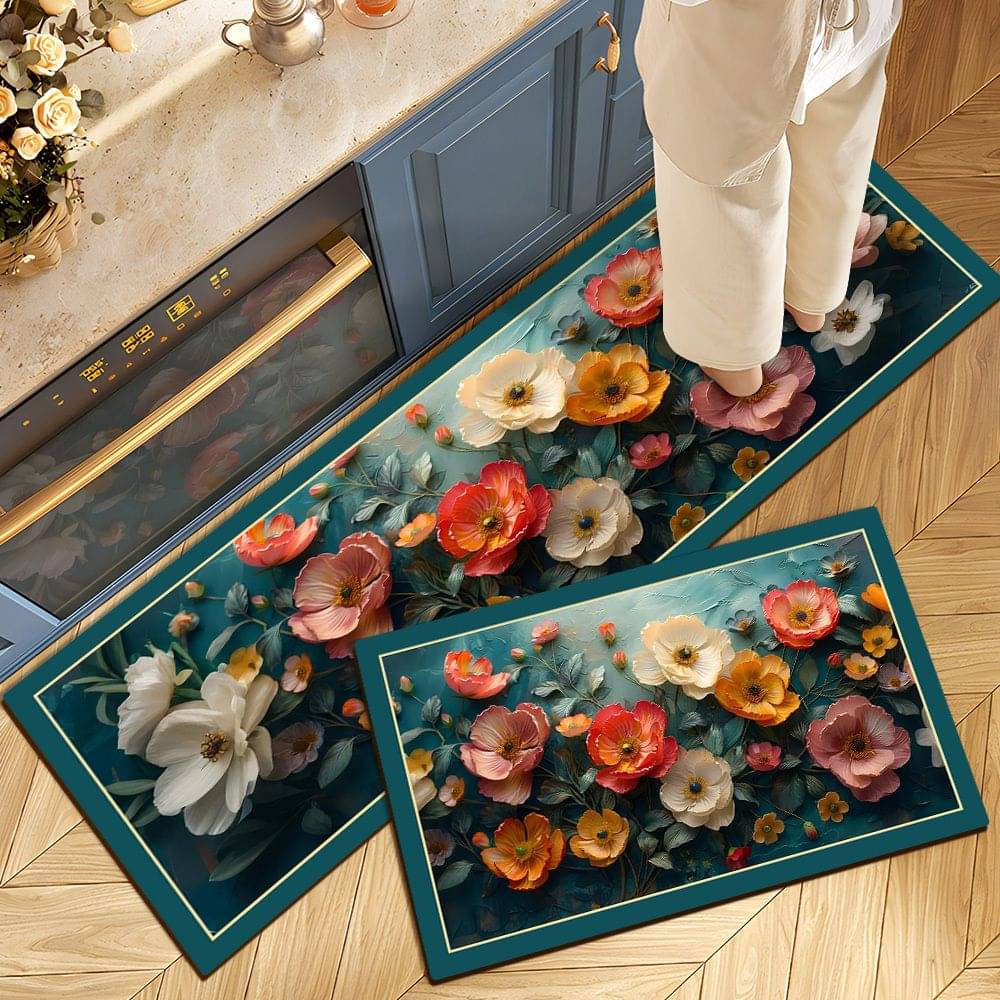 mahek accessories Set of 2 Anti-skid Rubber Door Mat ( 40 X 60 cm ) Assorted mahek accessories Set of 2 Anti-skid Rubber Door Mat ( 40 X 60 cm ) Assorted