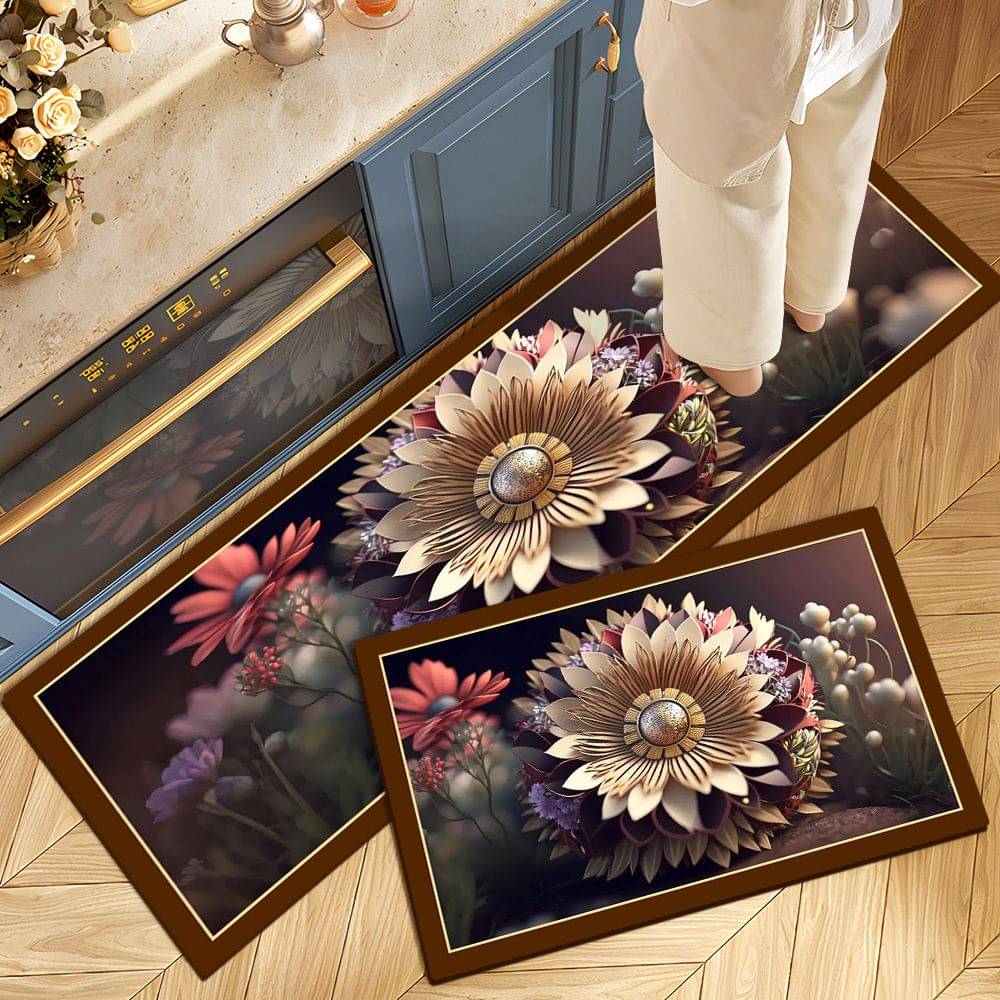     			mahek accessories Set of 2 Anti-skid Rubber Door Mat ( 40 X 60 cm ) Assorted