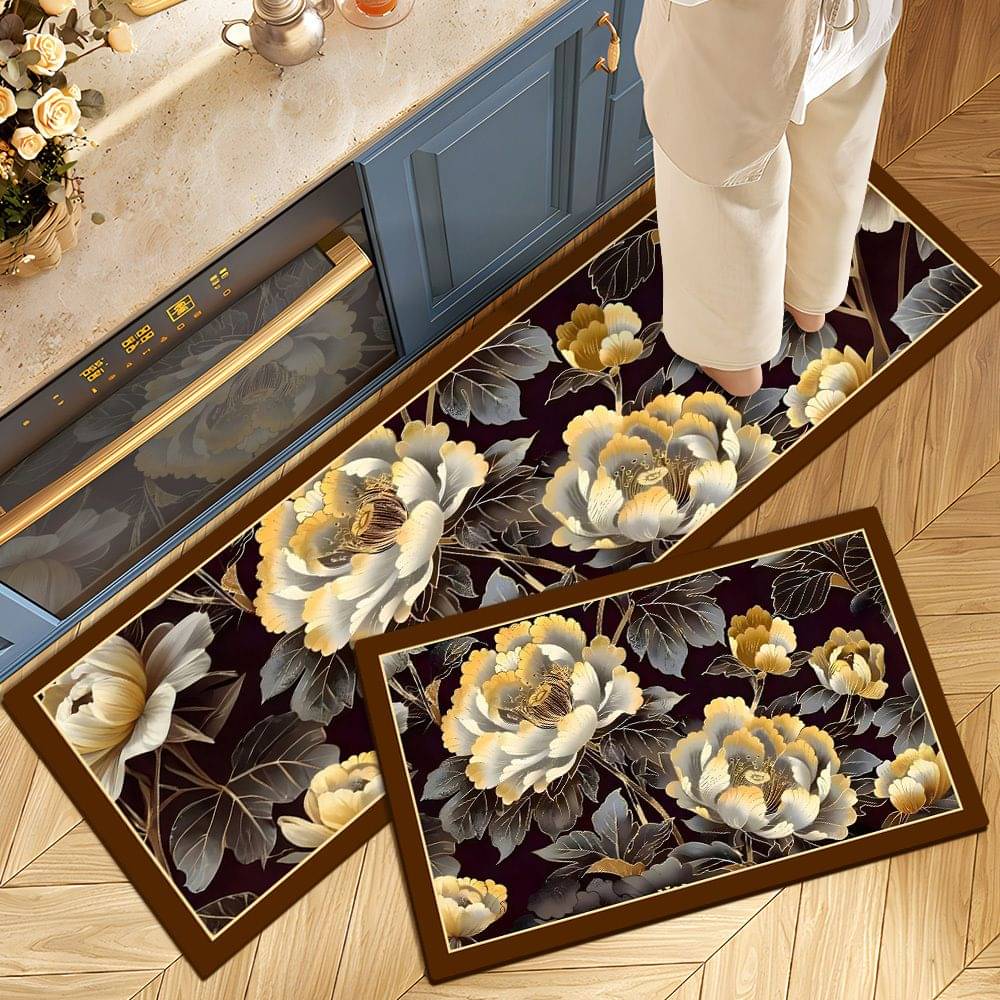mahek accessories Set of 2 Anti-skid Rubber Door Mat ( 40 X 60 cm ) Assorted mahek accessories Set of 2 Anti-skid Rubber Door Mat ( 40 X 60 cm ) Assorted